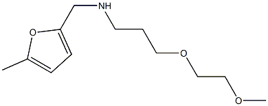 [3-(2-methoxyethoxy)propyl][(5-methylfuran-2-yl)methyl]amine Structure