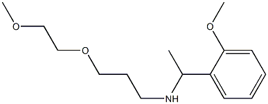 [3-(2-methoxyethoxy)propyl][1-(2-methoxyphenyl)ethyl]amine|
