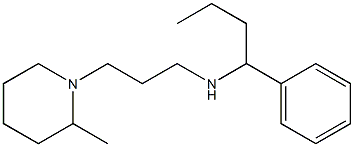 [3-(2-methylpiperidin-1-yl)propyl](1-phenylbutyl)amine Structure