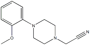 [4-(2-methoxyphenyl)piperazin-1-yl]acetonitrile Structure