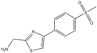 [4-(4-methanesulfonylphenyl)-1,3-thiazol-2-yl]methanamine