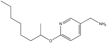 [6-(octan-2-yloxy)pyridin-3-yl]methanamine Struktur