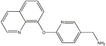 [6-(quinolin-8-yloxy)pyridin-3-yl]methanamine