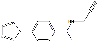 {1-[4-(1H-imidazol-1-yl)phenyl]ethyl}(prop-2-yn-1-yl)amine