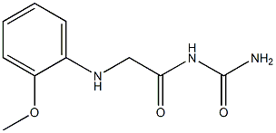 {2-[(2-methoxyphenyl)amino]acetyl}urea|