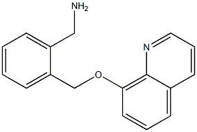 {2-[(quinolin-8-yloxy)methyl]phenyl}methanamine