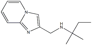 {imidazo[1,2-a]pyridin-2-ylmethyl}(2-methylbutan-2-yl)amine 结构式