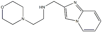 {imidazo[1,2-a]pyridin-2-ylmethyl}[2-(morpholin-4-yl)ethyl]amine Struktur