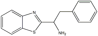 1-(1,3-benzothiazol-2-yl)-2-phenylethanamine 化学構造式
