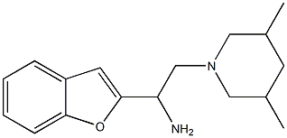 1-(1-benzofuran-2-yl)-2-(3,5-dimethylpiperidin-1-yl)ethan-1-amine
