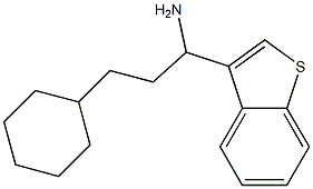 1-(1-benzothiophen-3-yl)-3-cyclohexylpropan-1-amine