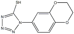1-(2,3-dihydro-1,4-benzodioxin-6-yl)-1H-1,2,3,4-tetrazole-5-thiol Structure