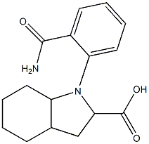 1-(2-carbamoylphenyl)-octahydro-1H-indole-2-carboxylic acid