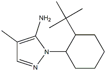1-(2-tert-butylcyclohexyl)-4-methyl-1H-pyrazol-5-amine Struktur