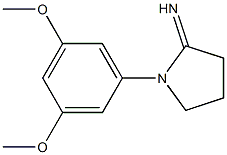 1-(3,5-dimethoxyphenyl)pyrrolidin-2-imine