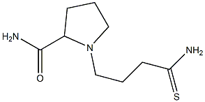 1-(3-carbamothioylpropyl)pyrrolidine-2-carboxamide Structure