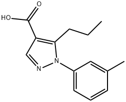 1152882-10-4 1-(3-methylphenyl)-5-propyl-1H-pyrazole-4-carboxylic acid