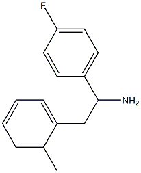 1-(4-fluorophenyl)-2-(2-methylphenyl)ethan-1-amine Struktur