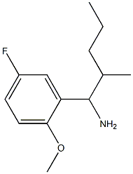 1-(5-fluoro-2-methoxyphenyl)-2-methylpentan-1-amine Structure