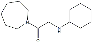 1-(azepan-1-yl)-2-(cyclohexylamino)ethan-1-one Structure