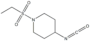1-(ethylsulfonyl)-4-isocyanatopiperidine Struktur