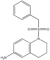 1-(phenylmethane)sulfonyl-1,2,3,4-tetrahydroquinolin-6-amine Structure
