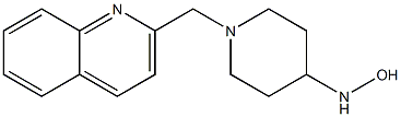 1-(quinolin-2-ylmethyl)piperidine-4-hydroxylamine Struktur