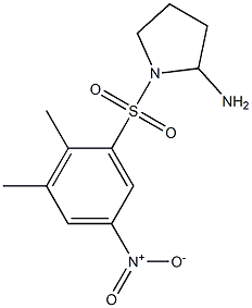 1-[(2,3-dimethyl-5-nitrobenzene)sulfonyl]pyrrolidin-2-amine