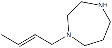 1-[(2E)-but-2-enyl]-1,4-diazepane Struktur