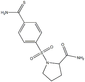 1-[(4-carbamothioylbenzene)sulfonyl]pyrrolidine-2-carboxamide