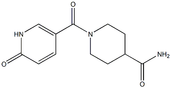 1-[(6-oxo-1,6-dihydropyridin-3-yl)carbonyl]piperidine-4-carboxamide Structure