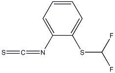 1-[(difluoromethyl)sulfanyl]-2-isothiocyanatobenzene Structure