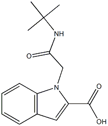 1-[(tert-butylcarbamoyl)methyl]-1H-indole-2-carboxylic acid