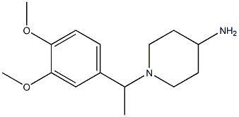 1-[1-(3,4-dimethoxyphenyl)ethyl]piperidin-4-amine