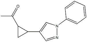 1-[2-(1-phenyl-1H-pyrazol-4-yl)cyclopropyl]ethan-1-one