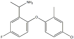 1-[2-(4-chloro-2-methylphenoxy)-5-fluorophenyl]ethan-1-amine