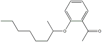 1-[2-(octan-2-yloxy)phenyl]ethan-1-one Struktur