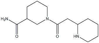1-[2-(piperidin-2-yl)acetyl]piperidine-3-carboxamide