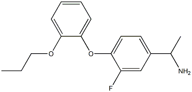 1-[3-fluoro-4-(2-propoxyphenoxy)phenyl]ethan-1-amine