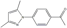1-[4-(3,5-dimethyl-1H-pyrazol-1-yl)phenyl]ethan-1-one Structure