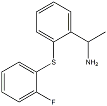 1-{2-[(2-fluorophenyl)sulfanyl]phenyl}ethan-1-amine