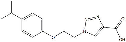 1-{2-[4-(propan-2-yl)phenoxy]ethyl}-1H-1,2,3-triazole-4-carboxylic acid