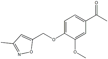 1-{3-methoxy-4-[(3-methyl-1,2-oxazol-5-yl)methoxy]phenyl}ethan-1-one