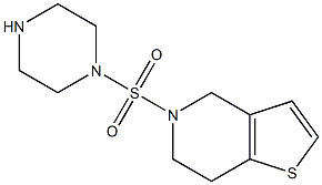  1-{4H,5H,6H,7H-thieno[3,2-c]pyridine-5-sulfonyl}piperazine