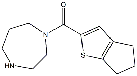 1-{4H,5H,6H-cyclopenta[b]thiophen-2-ylcarbonyl}-1,4-diazepane 结构式