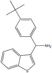 1-benzothiophen-3-yl(4-tert-butylphenyl)methanamine