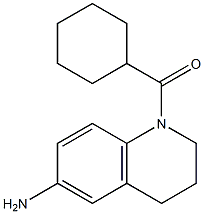 1-cyclohexanecarbonyl-1,2,3,4-tetrahydroquinolin-6-amine Structure