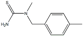  1-methyl-1-[(4-methylphenyl)methyl]thiourea