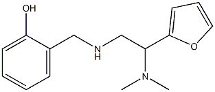 2-({[2-(dimethylamino)-2-(furan-2-yl)ethyl]amino}methyl)phenol Structure