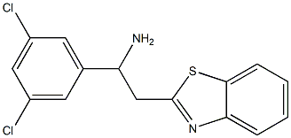 2-(1,3-benzothiazol-2-yl)-1-(3,5-dichlorophenyl)ethan-1-amine